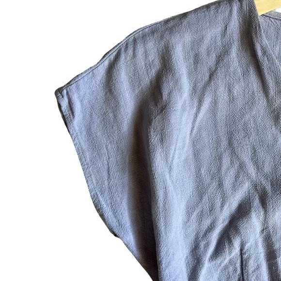 Sadie & Sage Women's Surplice Dress Color: Slate/Light Purple/Gray Size Small - Picture 10 of 11